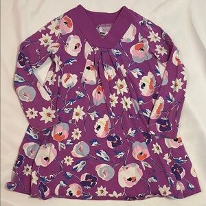 Tea Collection Purple Floral Kids Dress